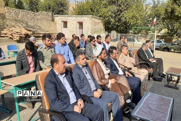 کلنگ‌زنی ساخت فضای آموزشی جدید در روستای  احمد‌آباد شهرستان کلات