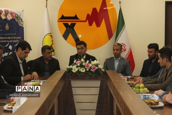 افتتاح ساختمان اداری توزیع برق گلوگاه