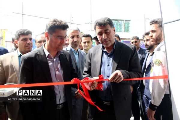 افتتاح ساختمان اداری توزیع برق گلوگاه