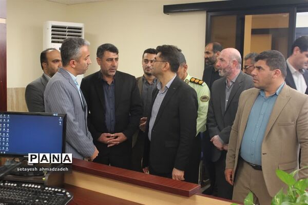 افتتاح ساختمان اداری توزیع برق گلوگاه