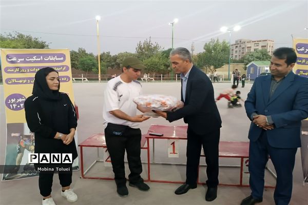 برگزاری اولین دوره مسابقات اسکیت سرعت نوجوانان شهرستان بهارستان