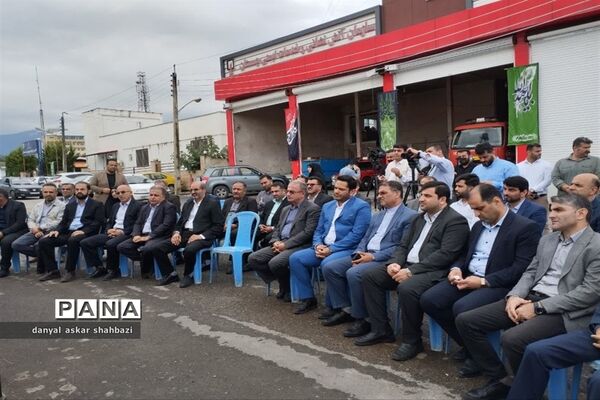 آیین افتتاح و کلنگ زنی پروژه‌های بخش چمستان نور