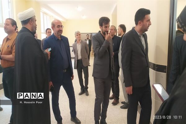 افتتاح مدرسه حضرت خدیجه در قم