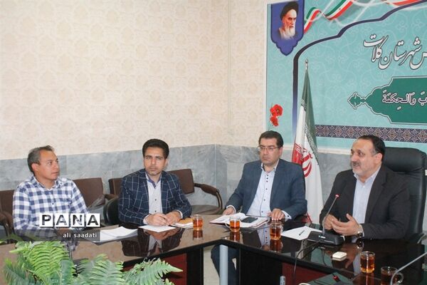 برگزاری جلسه توجیهی و سازماندهی نیروهای جدید الاورود تربیت معلمی (آقایان)شهرستان کلات