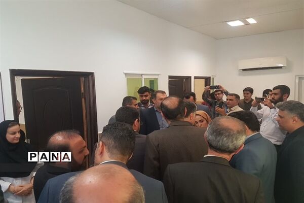 افتتاح بخش فیزیوتراپی و آزمایشگاه درمانگاه فرهنگیان قائمشهر