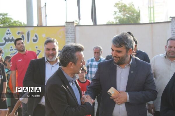 آیین افتتاحیه زمین چمن مصنوعی مدرسه شهدای دانایی بخش جوادآباد