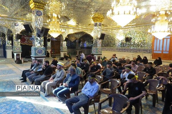 پیاده روی کاروان دانش‌آموزی خراسان شمالی به زیارت اربعین