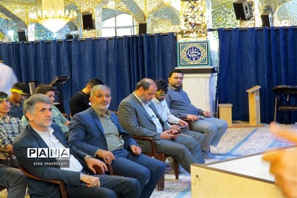 پیاده روی کاروان دانش‌آموزی خراسان شمالی به زیارت اربعین