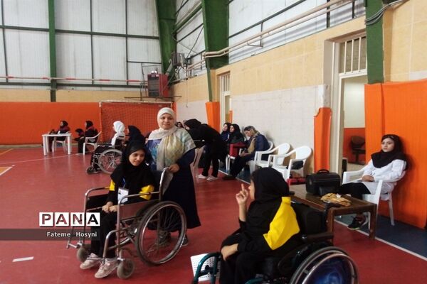 برگزاری مسابقات بوچیای دختران کم توان جسمی کشور