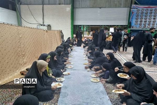 راه اندازی موکب شهدای فاطمیون در ورودی شهر ماهان - کرمان