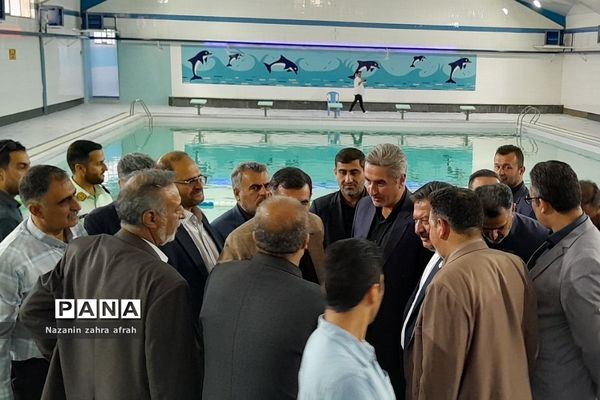 افتتاحیه استخر غدیر رودهن در هفته دولت