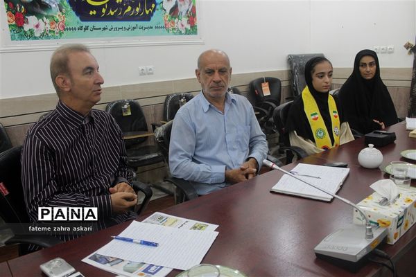 نشست خبری مدیر آموزش و پرورش گلوگاه با‌ اصحاب رسانه