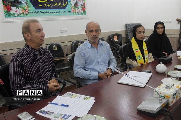 نشست خبری مدیر آموزش و پرورش گلوگاه با‌ اصحاب رسانه