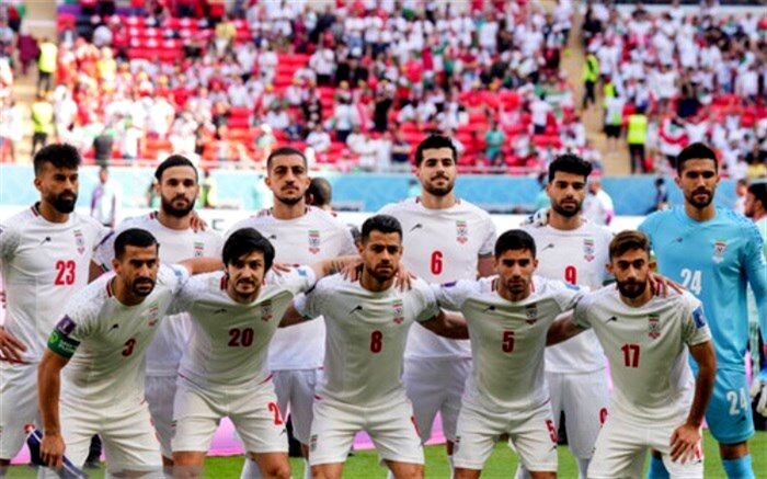 برگزاری تمرین تیم ملی فوتبال در حضور خداداد