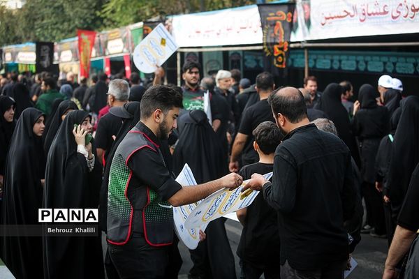 موکب دانش‌آموزی عشاق الحسین (ع) در پیاده‌روی جاماندگان اربعین حسینی-تهران
