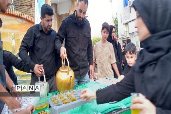 برپایی موکب اربعین حسینی در جویبار