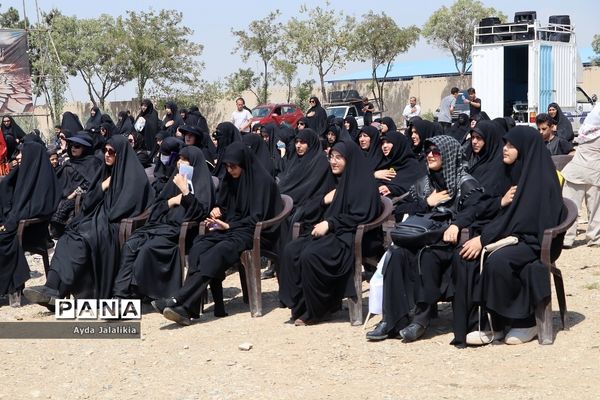 حضور مردم شهرستان اسلامشهر در راهپیمایی جاماندگان اربعین حسینی