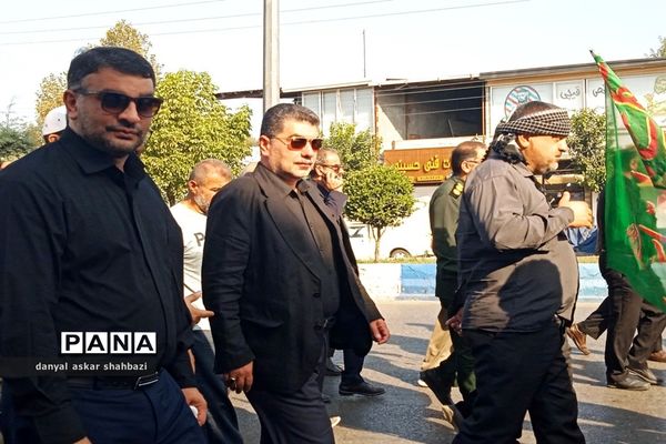 راهپیمایی اربعین در شهرستان  نور