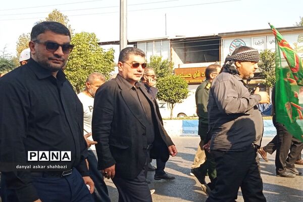 راهپیمایی اربعین در شهرستان  نور