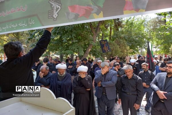 مراسم پیاده روی جاماندگان اربعین در شهرستان خلیل آباد