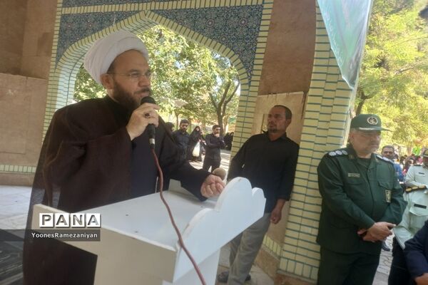 مراسم پیاده روی جاماندگان اربعین در شهرستان خلیل آباد