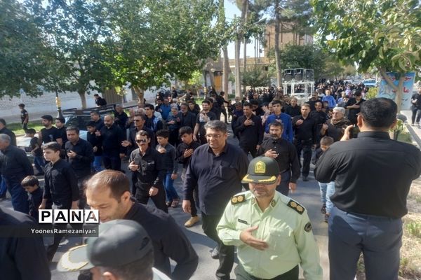 مراسم پیاده روی جاماندگان اربعین در شهرستان خلیل آباد