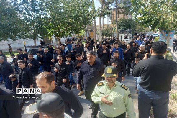 مراسم پیاده روی جاماندگان اربعین در شهرستان خلیل آباد