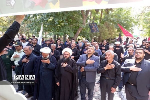 مراسم پیاده روی جاماندگان اربعین در شهرستان خلیل آباد