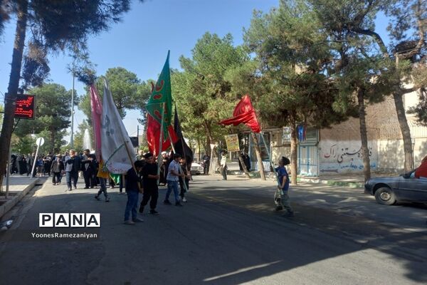 مراسم پیاده روی جاماندگان اربعین در شهرستان خلیل آباد