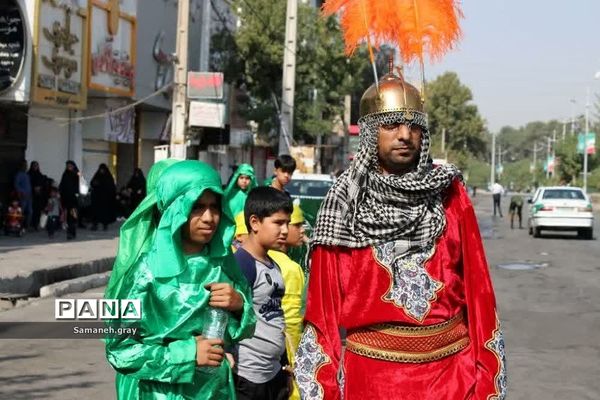 مراسم پیاده‌روی جاماندگان اربعین حسینی در شهرستان پاکدشت