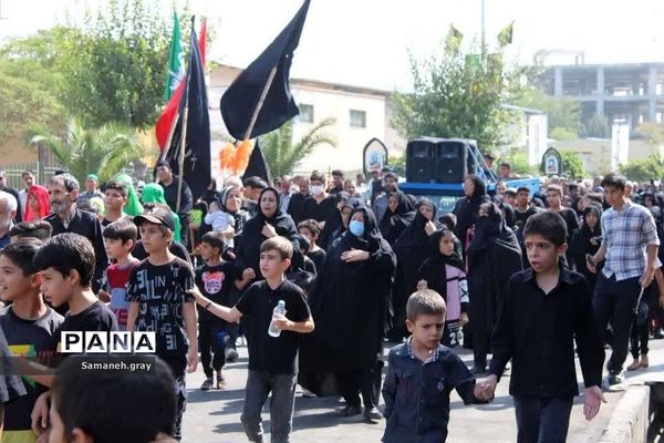 مراسم پیاده‌روی جاماندگان اربعین حسینی در شهرستان پاکدشت