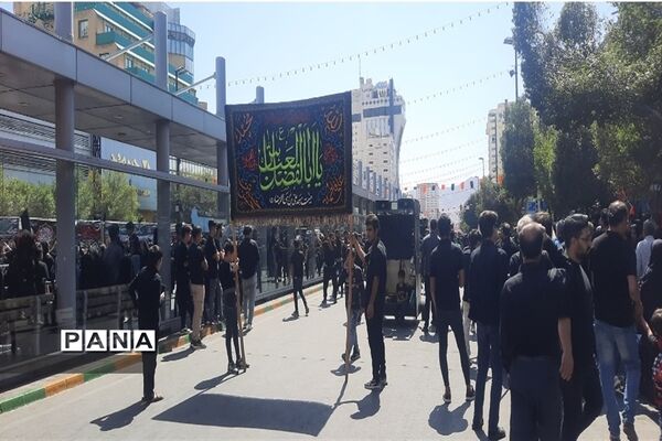 مراسم جاماندگان  آقا اباعبدالله الحسین در جوار امام مهربانی ها