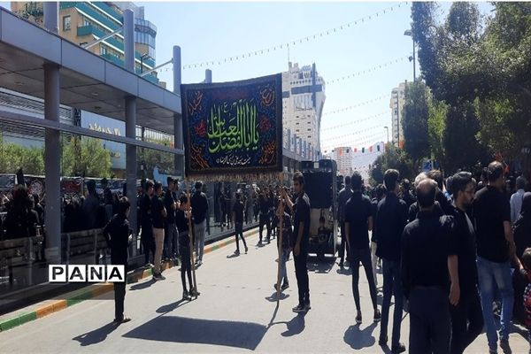 مراسم جاماندگان  آقا اباعبدالله الحسین در جوار امام مهربانی ها