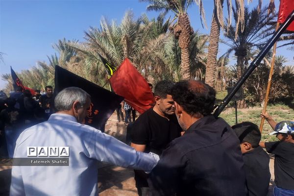 پیاده‌روی نمادین اربعین حسینی در روستای باقر آباد بافق