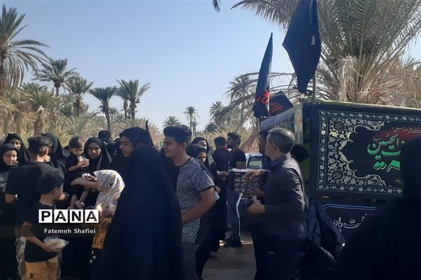 پیاده‌روی نمادین اربعین حسینی در روستای باقر آباد بافق