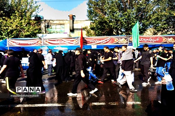 قدم قدم تا دلدادگی به آستان مطهر و نورانی  جاماندگان اربعین حسینی