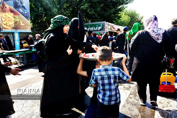 قدم قدم تا دلدادگی به آستان مطهر و نورانی  جاماندگان اربعین حسینی