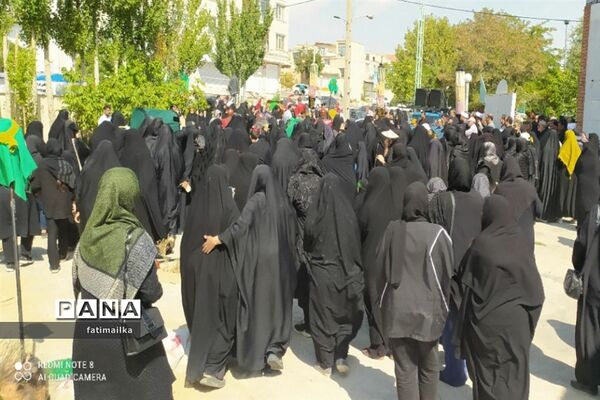 پیاده‌روی و عزاداری جاماندگان اربعین حسینی در شهرستان فیروزکوه