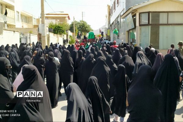 پیاده‌روی و عزاداری جاماندگان اربعین حسینی در شهرستان فیروزکوه
