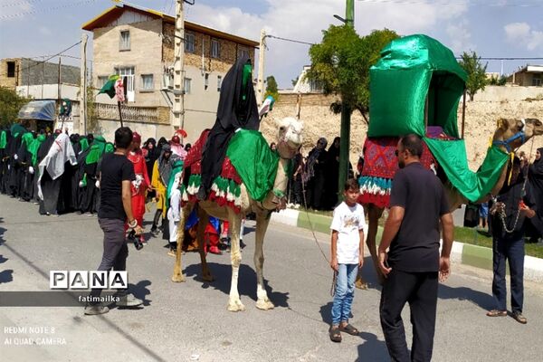 پیاده‌روی و عزاداری جاماندگان اربعین حسینی در شهرستان فیروزکوه