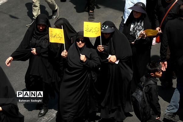 پیاده‌روی جاماندگان اربعین حسینی در تهران