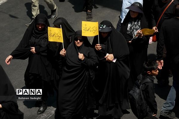 پیاده‌روی جاماندگان اربعین حسینی در تهران
