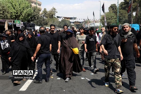 پیاده‌روی جاماندگان اربعین حسینی در تهران