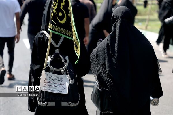 پیاده‌روی جاماندگان اربعین حسینی در تهران