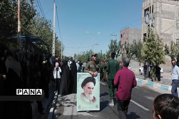 مراسم تشییع پیکر شهید داوود صبوری در داورزن