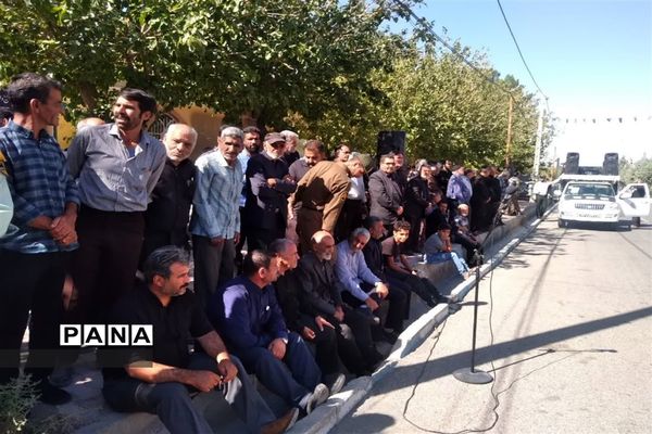 مراسم تشییع پیکر شهید داوود صبوری در داورزن