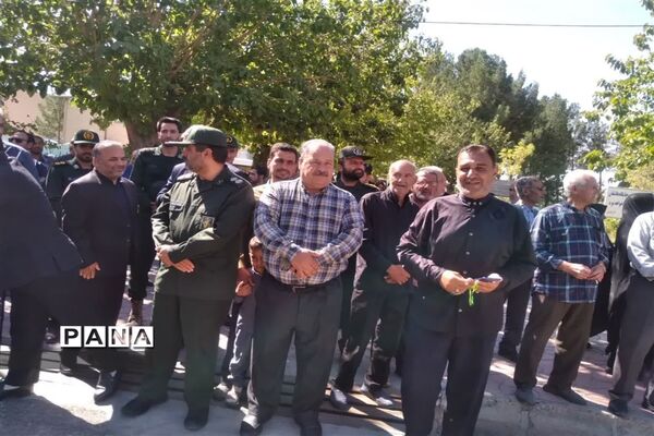مراسم تشییع پیکر شهید داوود صبوری در داورزن
