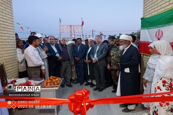 بهره برداری و افتتاح دبستان شش کلاسه شفا در روستای قلعه گک تربت‌جام