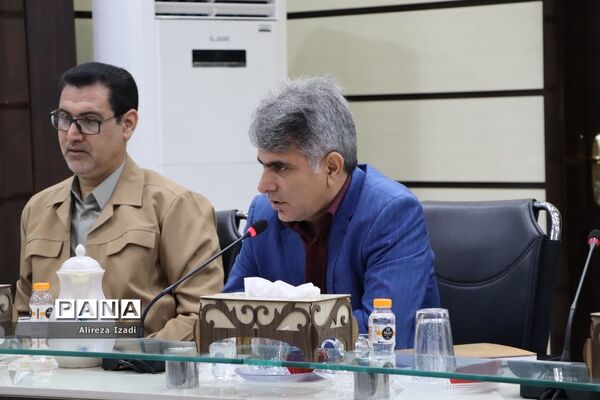 جلسه ستاد شاهد آموزش و پرورش استان بوشهر