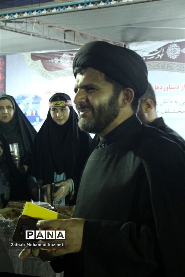 موکب سازمان دانش‌آموزی آبادان در مرز شلمچه